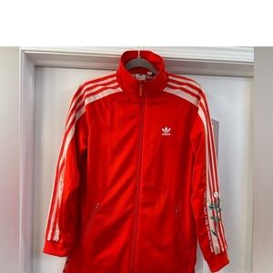 Adidas women Red Track Jacket